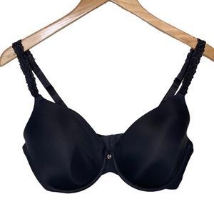 Natori Pure Luxe Full Fit Black Underwire Bra 36DD